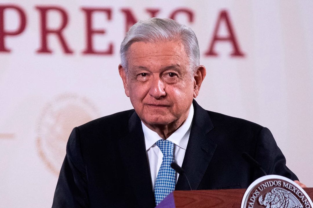 El presidente AMLO habla en mañanera sobre maíz transgénico