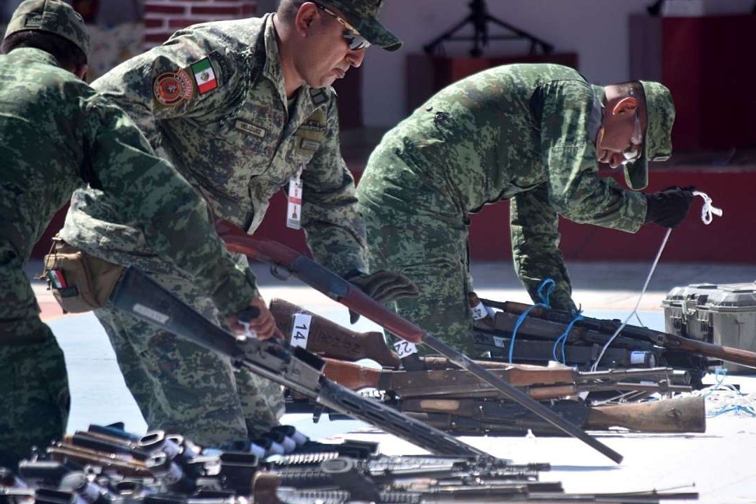 Se estima el ingreso de 200 mil armas ilegales a México cada año