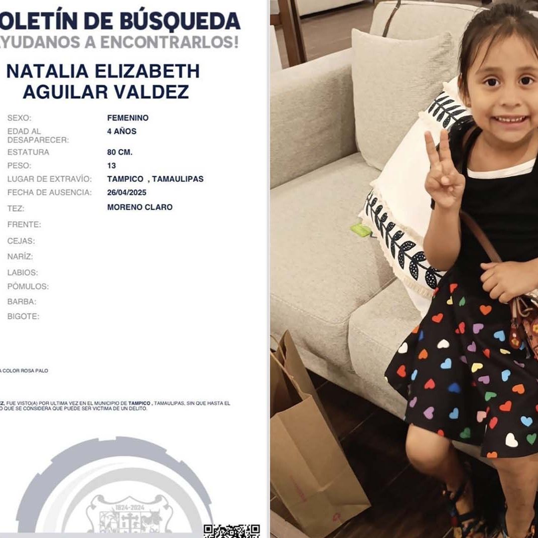 Continúa la Búsqueda de Natalia Elizabeth a Ocho Meses de su Desaparición en Tampico