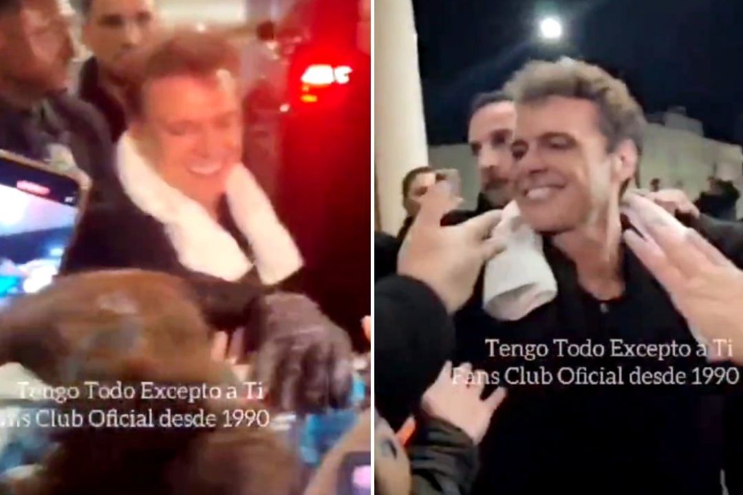 Luis Miguel se encontró con decenas de fans en Argentina tras dar diez conciertos en la ciudad de Buenos Aires