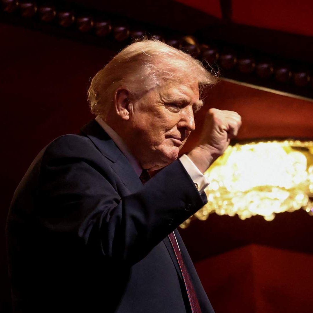 Donald Trump durante el estreno del documental 'Melania' en el Centro John F. Kennedy. Foto: Reuters