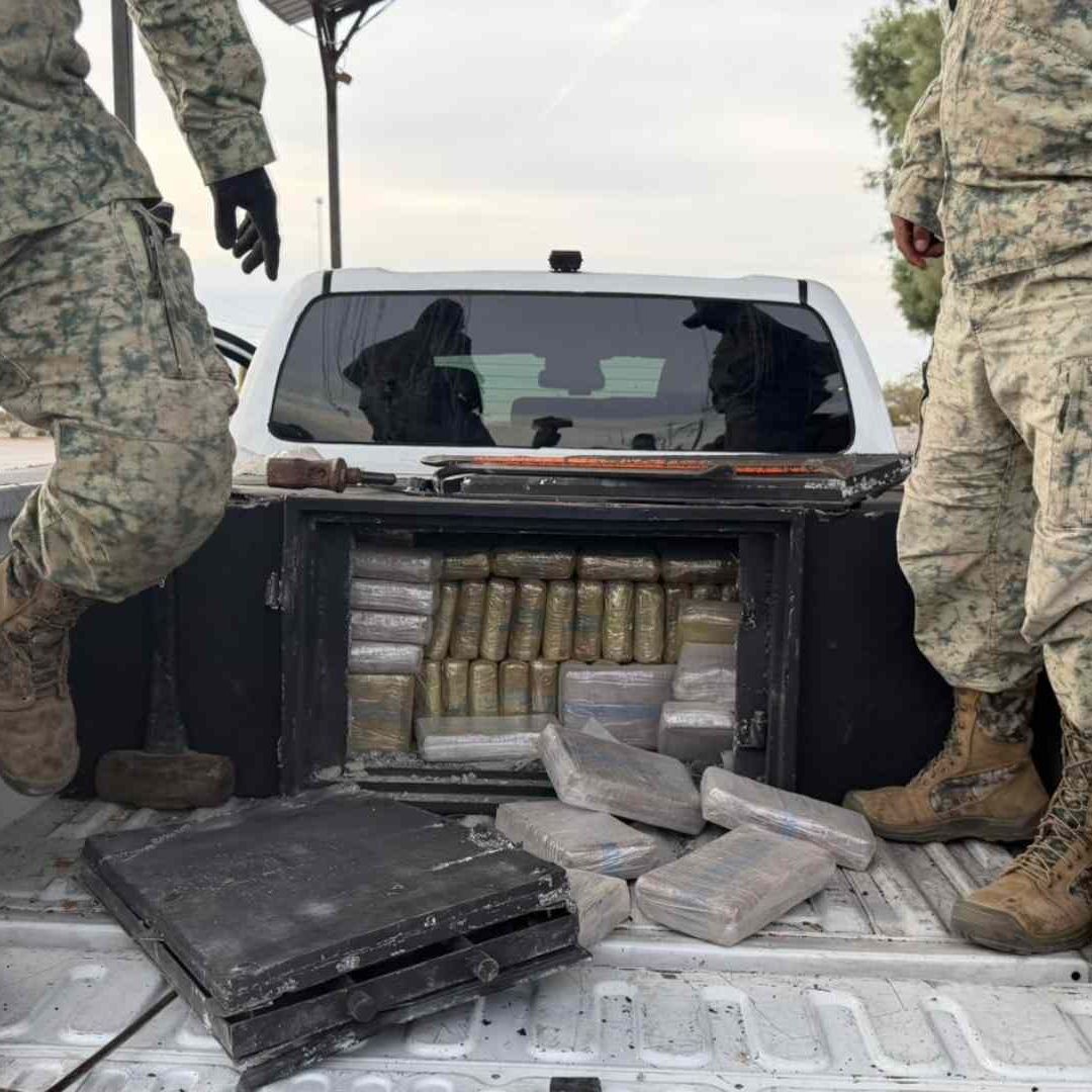 Aseguran Alrededor de 165 Kilogramos de Cocaína en San Luis Río Colorado; Hay Dos Detenidos