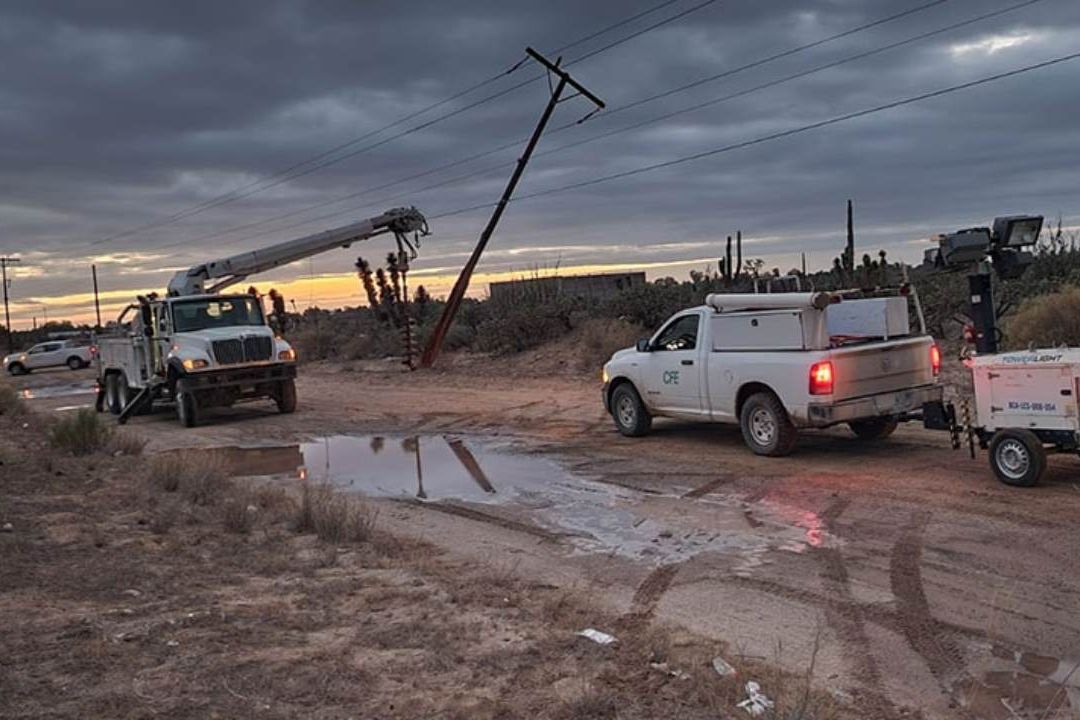 Huracán Hilary se degrada, pero deja sin luz a Sonora y Península de Baja California