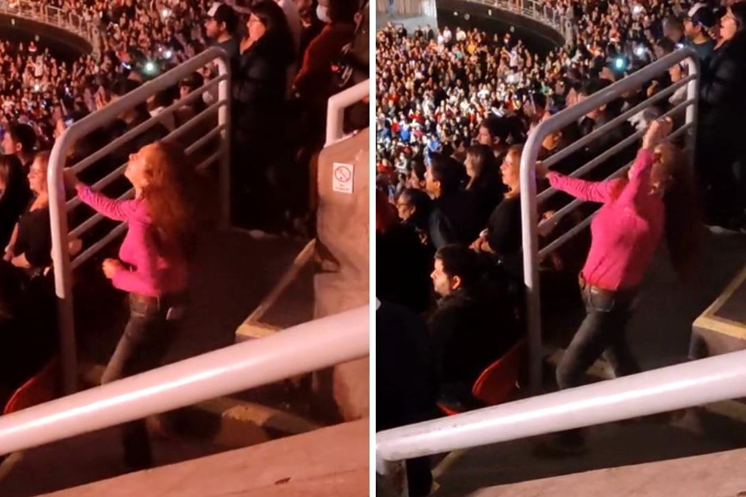 Mujer fan de Luis Miguel se hace viral por cantar en concierto de Chile Palabra de Honor con mucha emoción