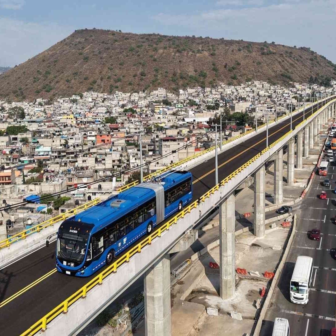 Trolebús elevado que correrá de Chaleco a Santa Martha Acatitla