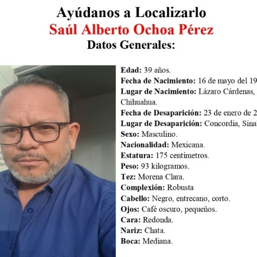 Fiscalía de Chihuahua emite ficha de búsqueda por minero desaparecido en Sinaloa