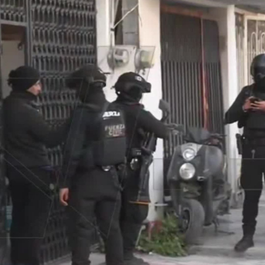 Ministeriales en casa donde atacaron a mujer