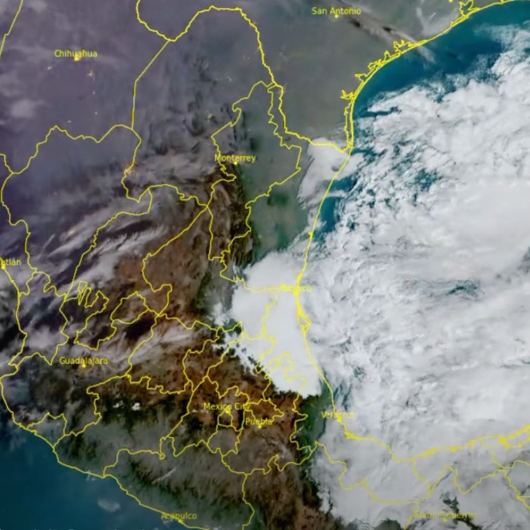 Evento de Norte Veracruz Aviso Especial Frente Frío 32 Cuándo Entra Viento