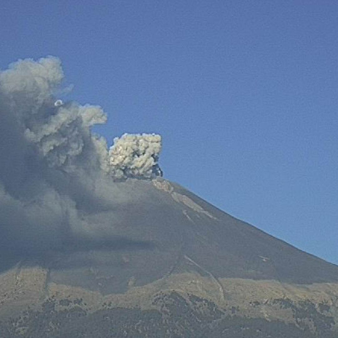 Actividad del Volcán Popocatépetl Hoy