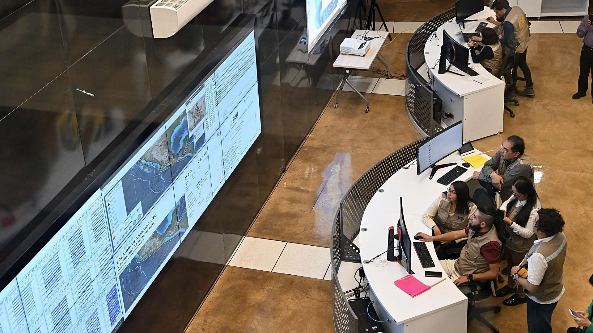 Centro Alterno de Monitoreo, instalación espejo del SSN en Hidalgo. Foto: Cuartoscuro