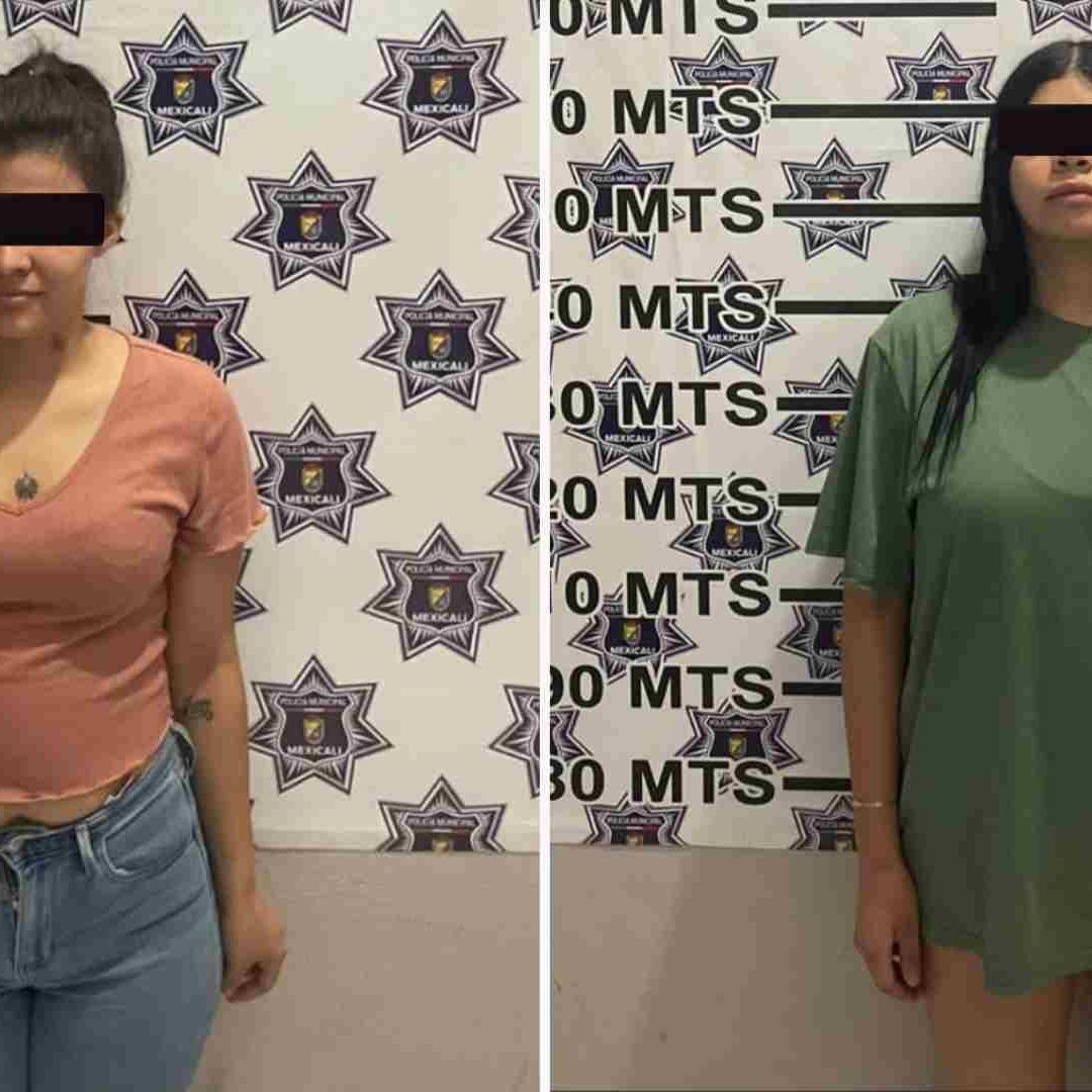 Detienen a dos jovencitas con 3 Mil dosis de metanfetamina en Mexicali, Baja California