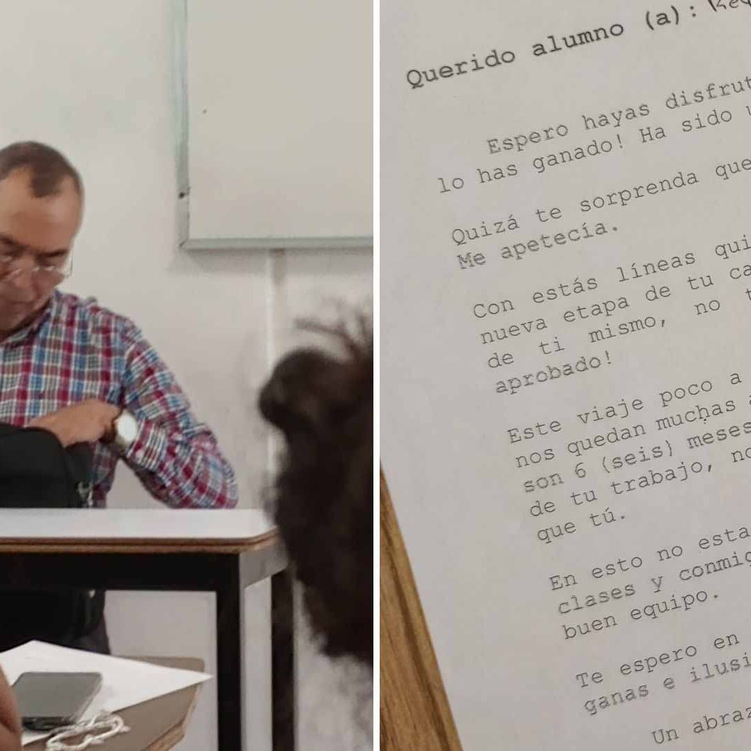 Tras las Vacaciones un Profesor Así Recibió a sus Alumnos en Tabasco