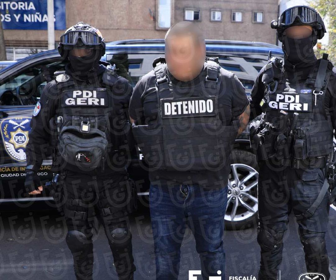 Detiene a El Seven en Edomex. Foto: Fiscalía de la CDMX