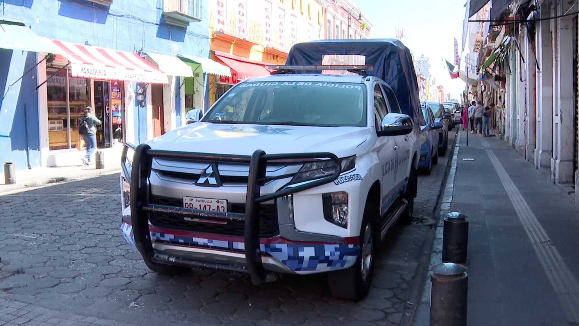 Camarógrafo Televisión Golpeado Franeleros Centro Histórico Puebla Robo Cámara