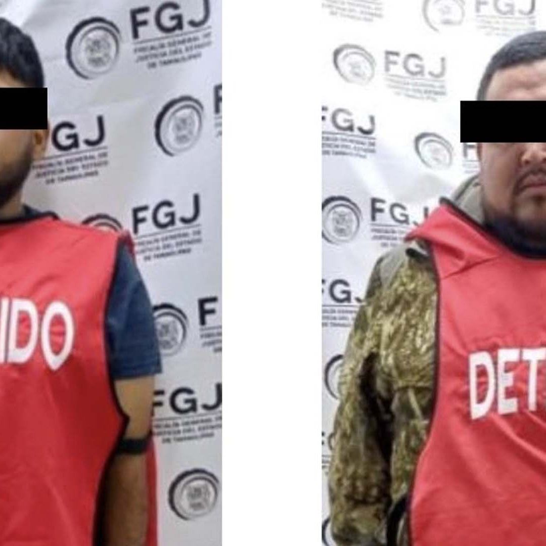 Detienen a Dos Sujetos por Presunta Extorsión a Conductor de Taxi de Plataforma en Reynosa