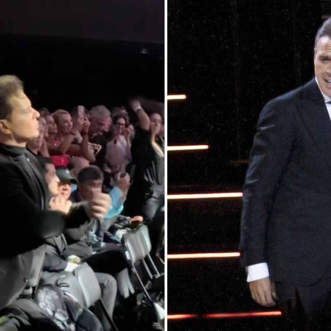 Captan a doble de Luis Miguel en público de su concierto en Argentina
