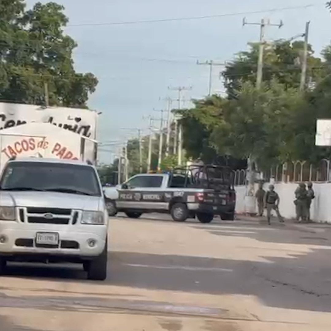Enfrentamiento Armado en Culiacán Deja un Policía Lesionado y Cuatro Detenidos
