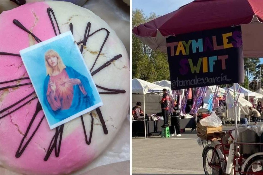 Tamales y Conchas de Taylor Swift se venden en el Foro Sol