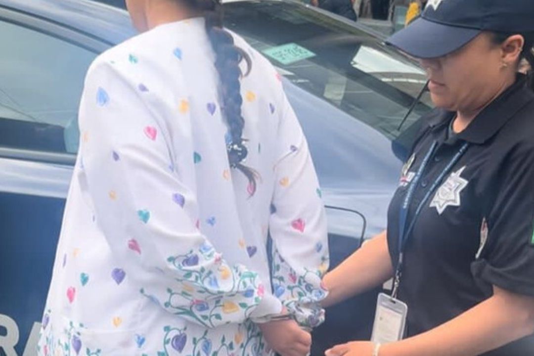 La captura la realizaron los agentes, en el área denominada “Gineco Sótano” del hospital La Raza