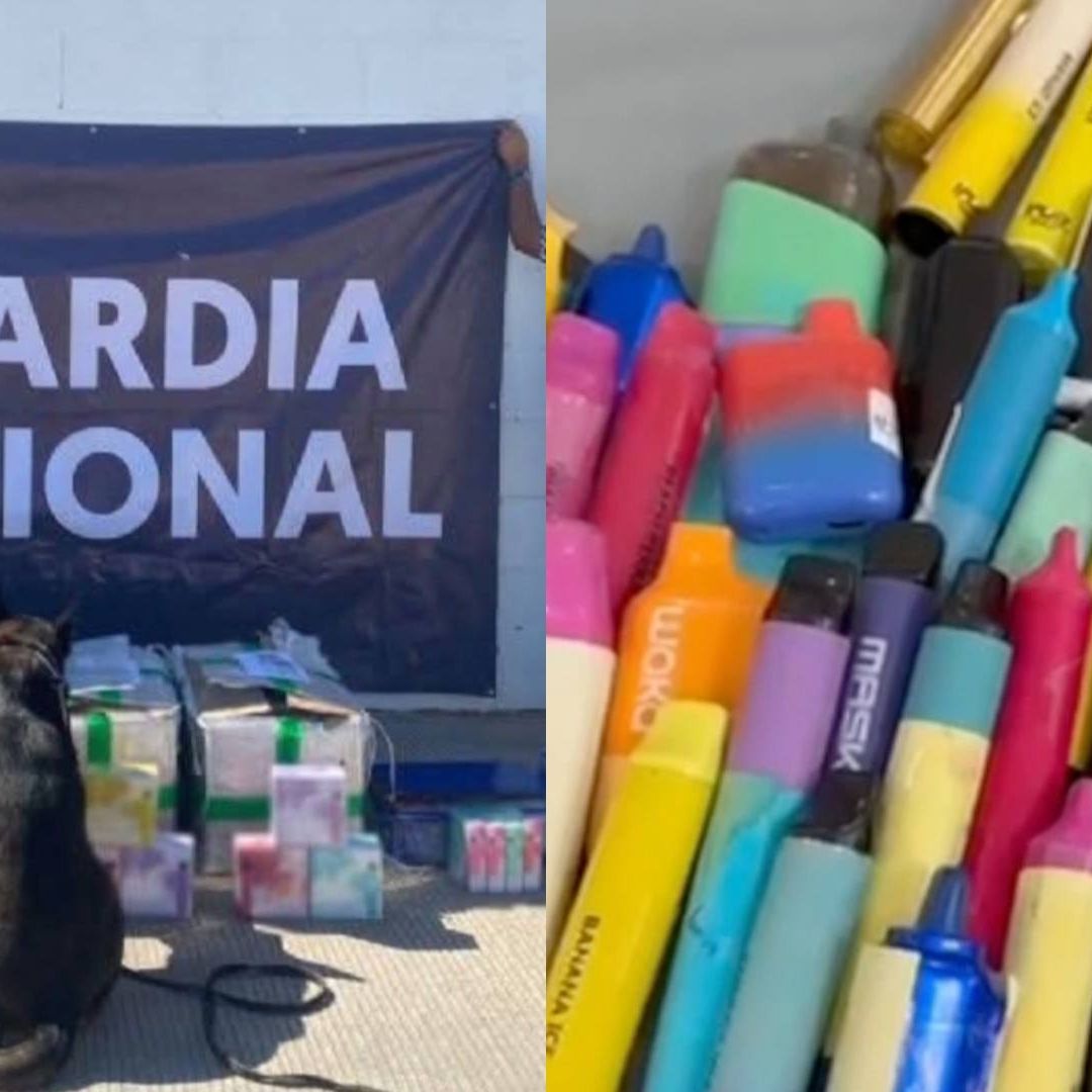 Decomisan Mil 320 Vapeadores en Empresa de Mensajería en Aeropuerto de Hermosillo