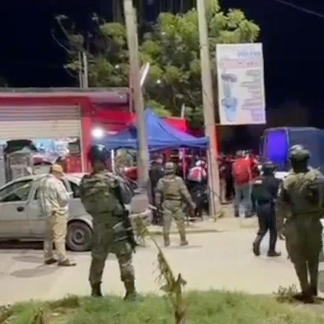 acordonamiento y presencia de soldados en lugar de ataque armado en Coatzacoalcos.
