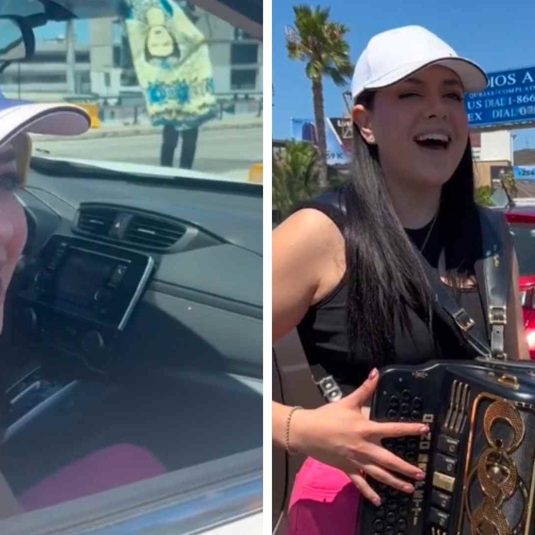 Janeth Valenzuela Sorprende a Viajeros de la Garita en Tijuana con Mini Concierto