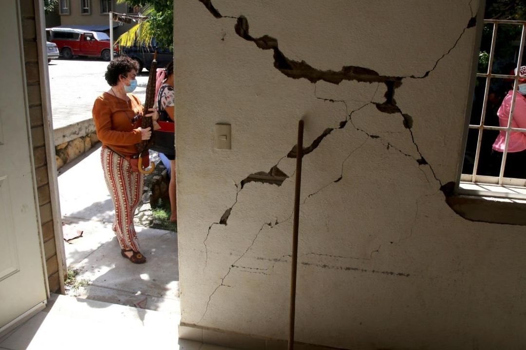 Laura Velázquez en recorrido en Cantaluna en octubre de 2021
