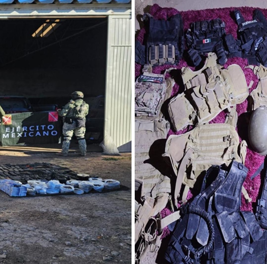 Granadas, Armas y Vehículos Decomisadas Ejército Mexicano. Qué Pasó en Namiquipa, Chihuahua