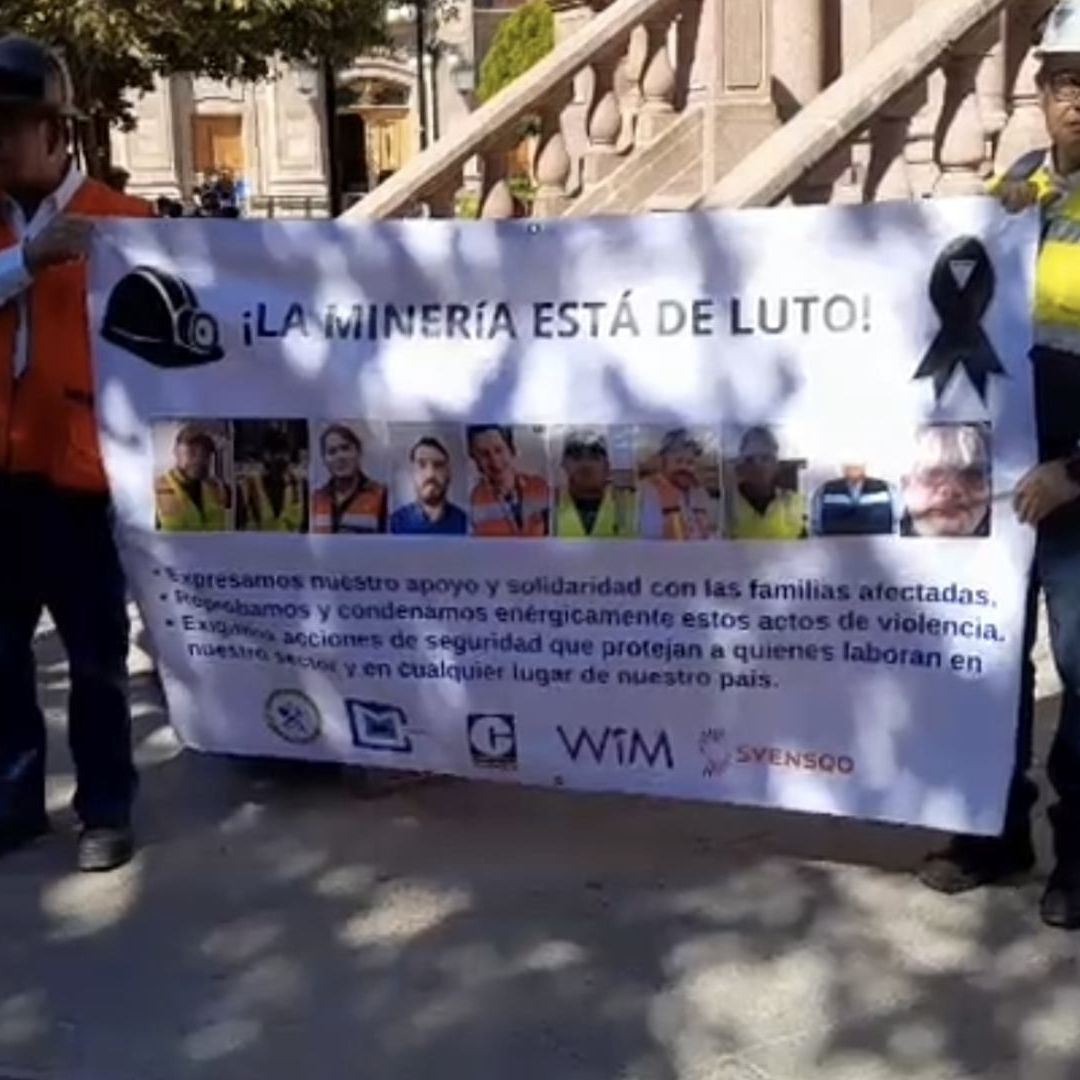 Marchan en San Luis Potosí por Mineros Desaparecidos en Concordia, Sinaloa
