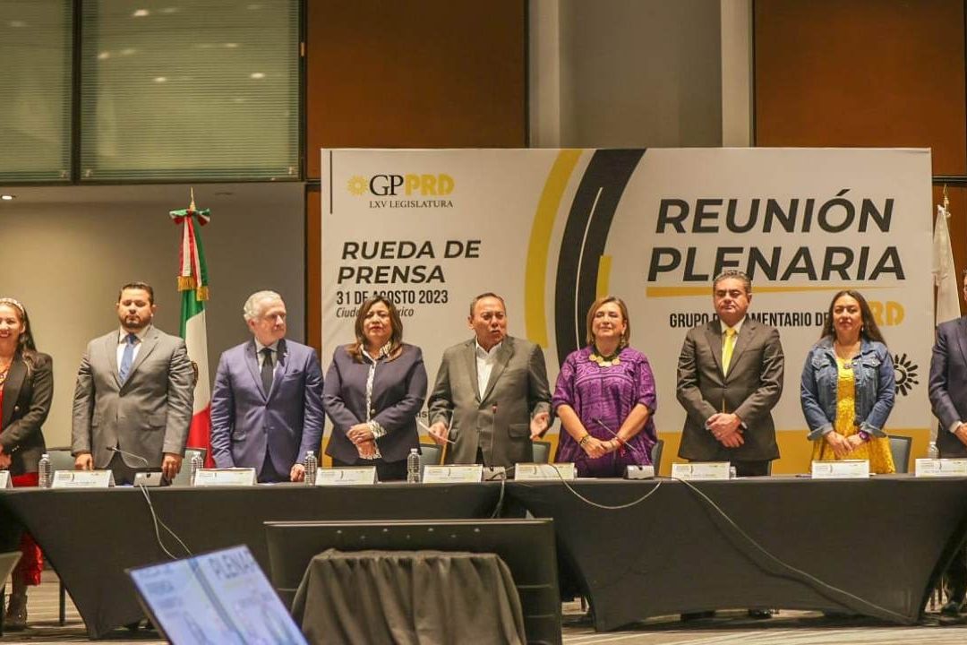 Xóchitl Gálvez en la inauguración de la reunión plenaria del PRD