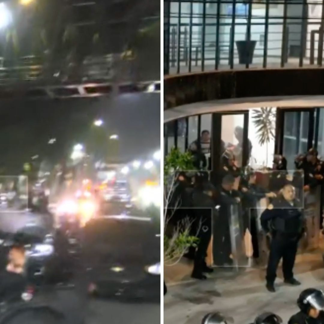 Bloqueo Termina en Riña en Paseo de la Reforma y el Eje 2 Norte en CDMX; Así Fue la Movilización