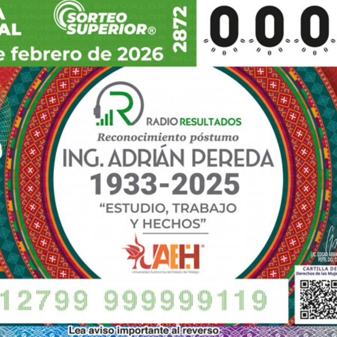 Resultados Sorteo Lotería Nacional hoy 13 de febrero 2026 rifa Superior 2872 número ganador