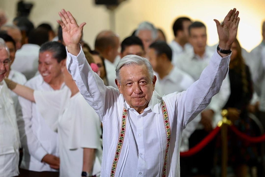 AMLO da entrevista a N+ tras su Quinto Informe de Gobierno, en Campeche