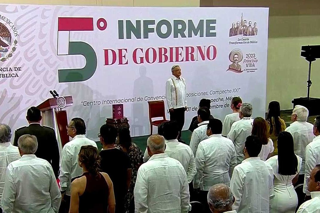AMLO rinde Quinto Informe de Gobierno en Campeche