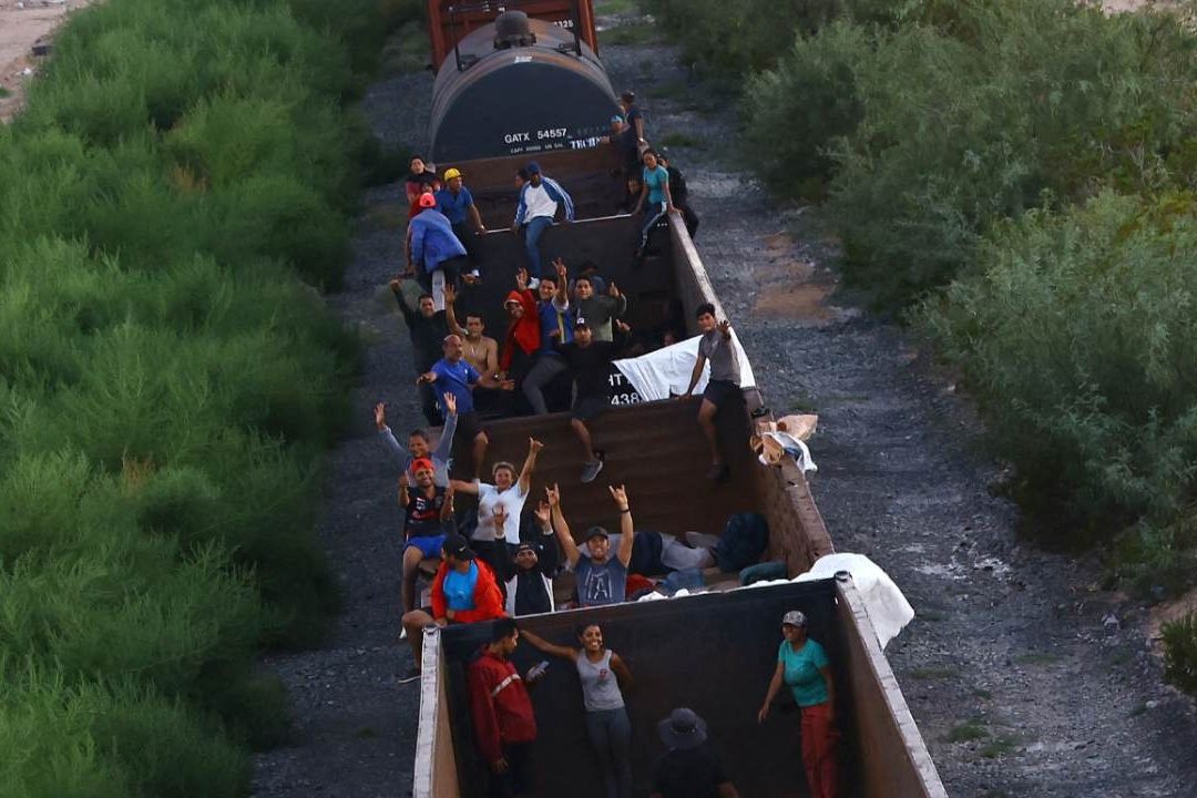 En la frontera norte de México y EUA, se registra un repunte de migrantes que se ha sextuplicado en custión de meses