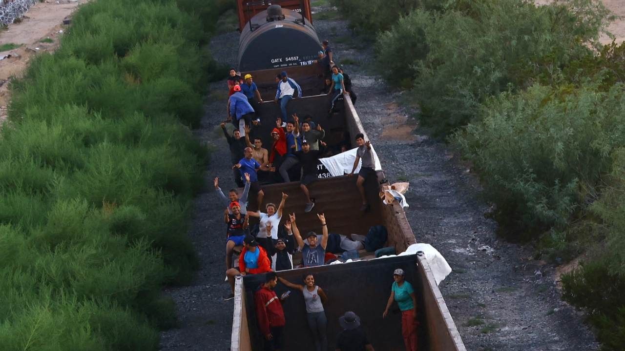 En la frontera norte de México y EUA, se registra un repunte de migrantes que se ha sextuplicado en custión de meses