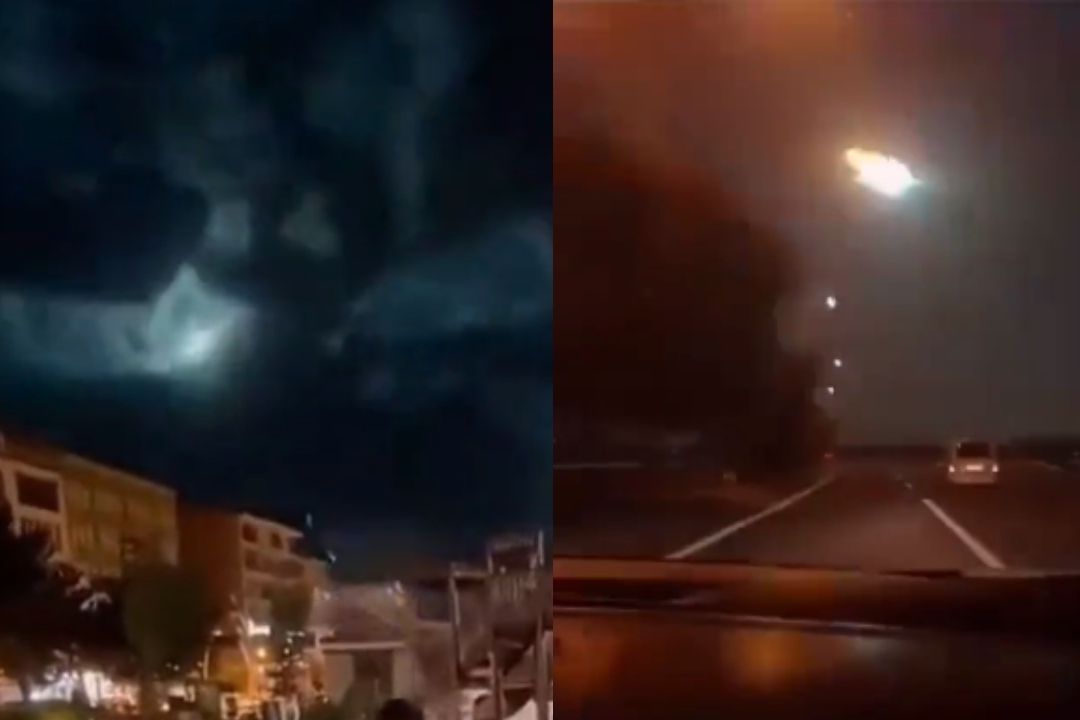 Graban Meteorito que se Desintegran en Cielo de Turquía