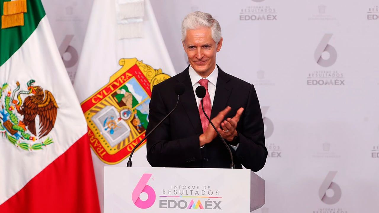 Alfredo del Mazo destaca democracia, seguridad e inversión en su último informe de Gobierno
