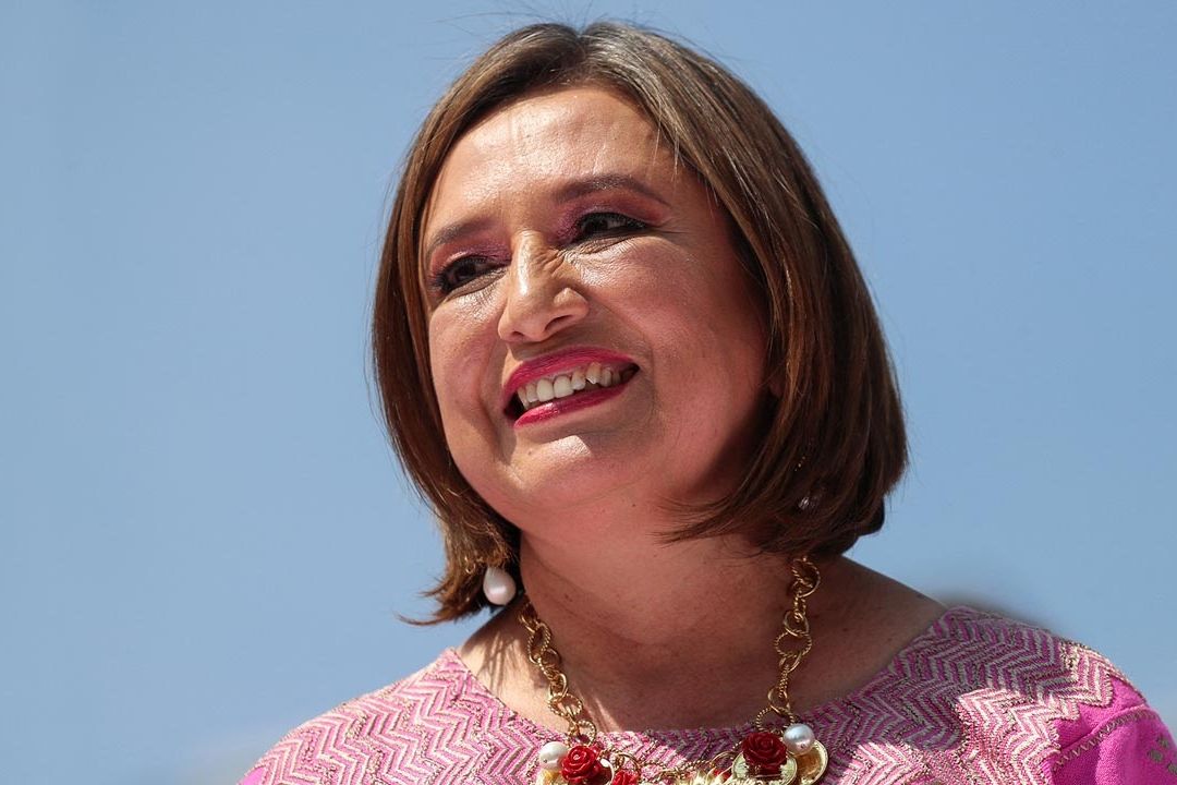 Xóchitl Gálvez al ser nombrada responsable de la construcción del FAM, el 3 de septiembre de 2023