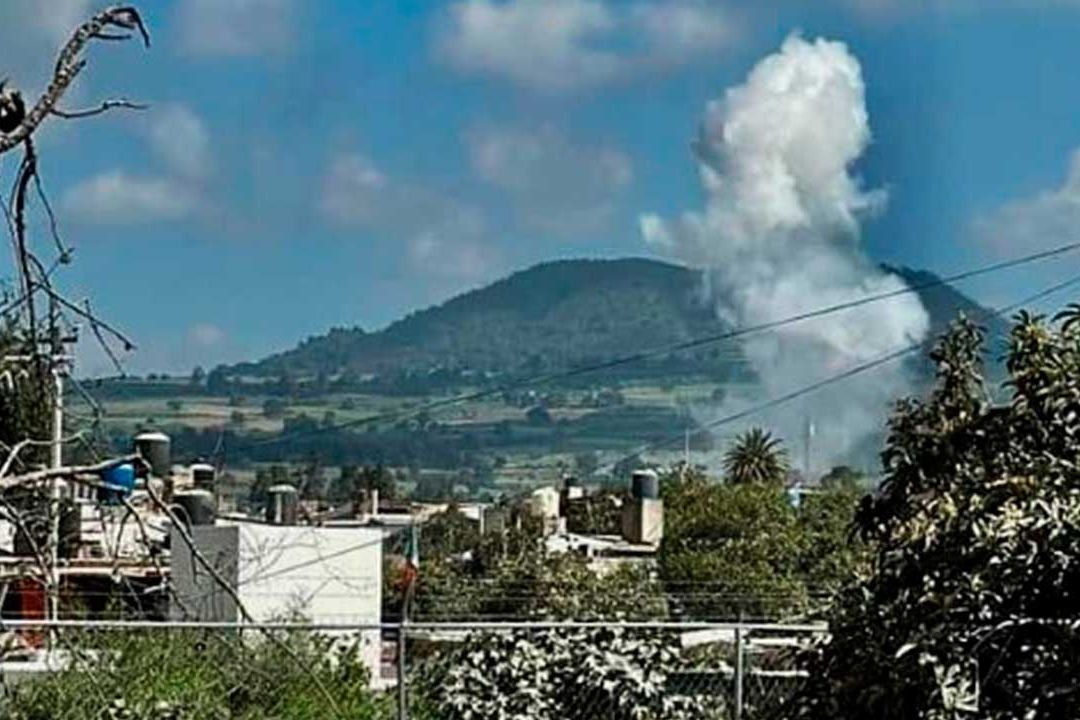 Explota polvorín en el municipio de Ozumba, Estado de México