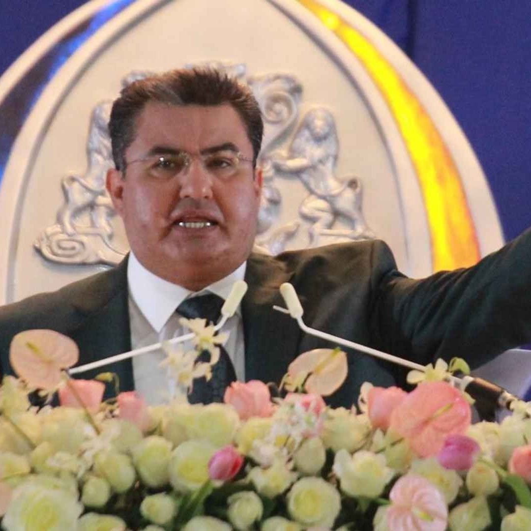 El líder de la Luz del Mundo en una de sus ceremonias