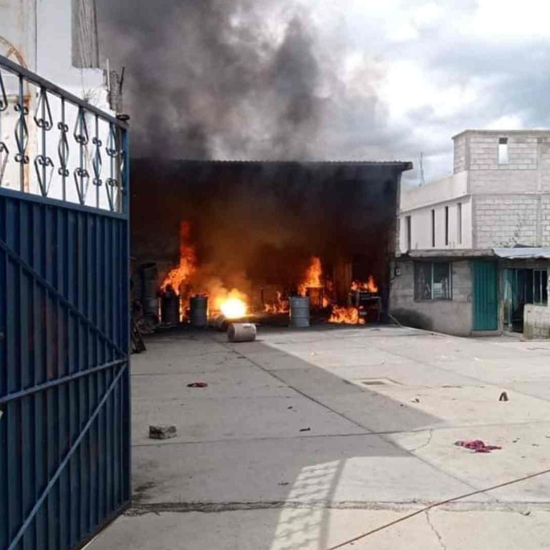 Explota Bodega Clandestina con Pirotecnia en Sanctórum, Tlaxcala