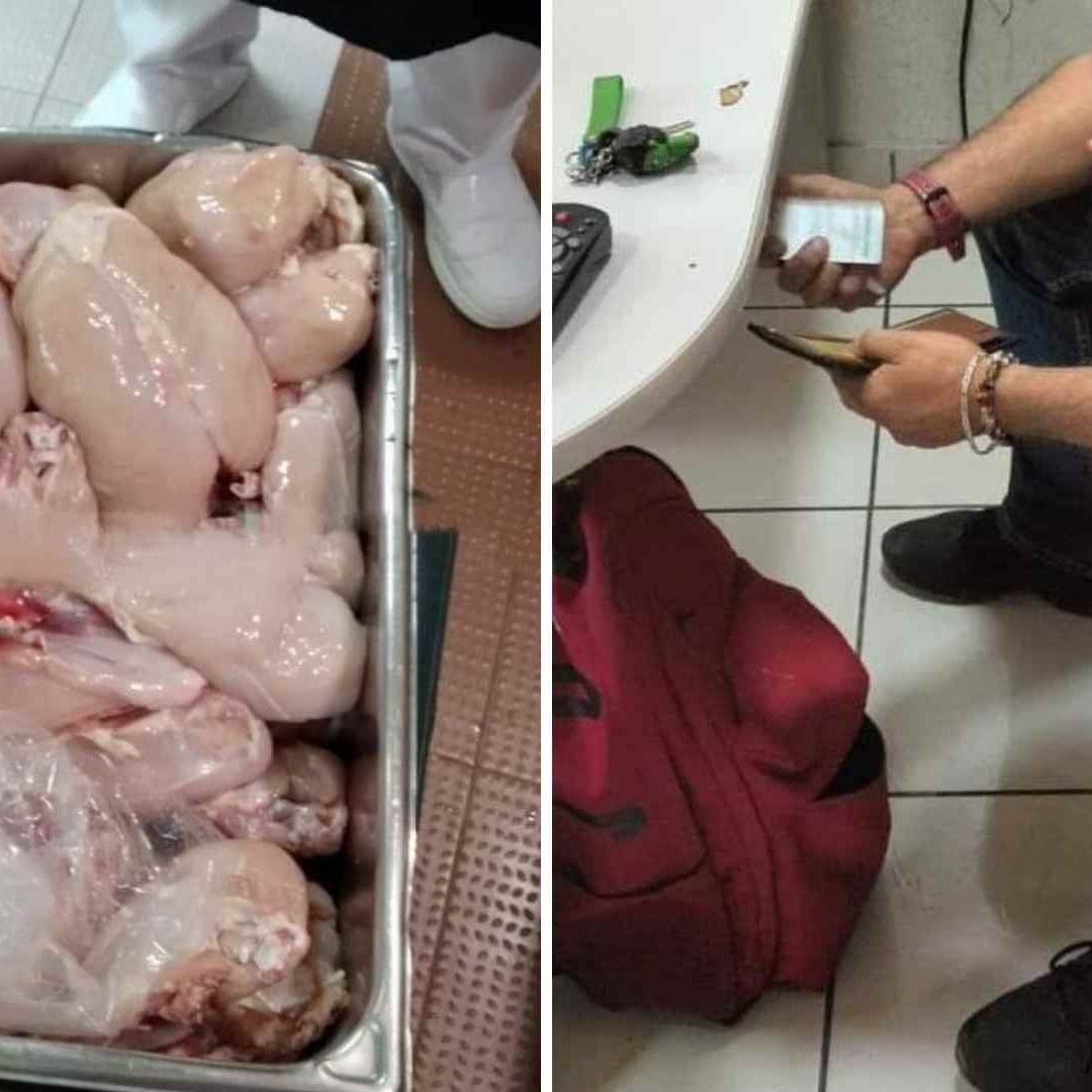 Detienen a Trabajador del IMSS Robando 16 Kilos de Pechuga en La Raza
