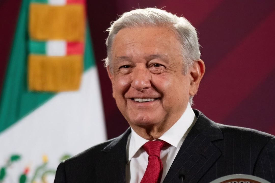 AMLO en conferencia de prensa el 6 de septiembre de 2023