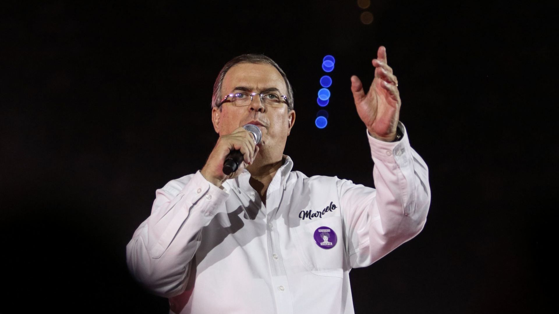 El excanciller Marcelo Ebrard