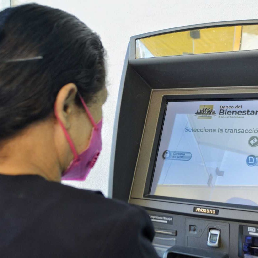 Dónde retirar la Pensión Bienestar si el cajero no tiene dinero