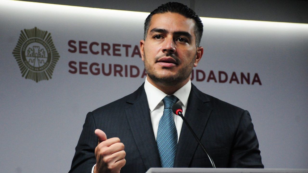 Omar García Harfuch, titular de la Secretaría de Seguridad Ciudadana de la Ciudad de México