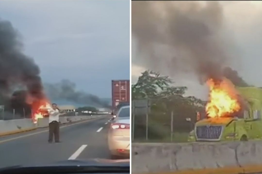 Delincuentes en Colima Incendian Tráileres y Realizan Bloqueos Carreteros