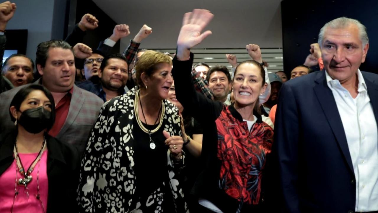 Claudia Sheinbaum habló en una reunión de trabajo del equipo de Morena sobre la necesidad y acciones para unificar al partido
