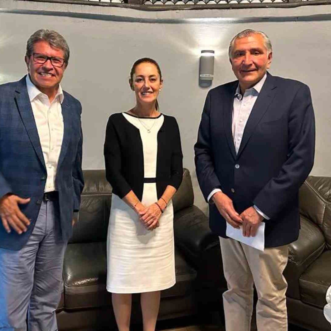 Sheinbaum se reunió con Monreal y Adán Augusto.